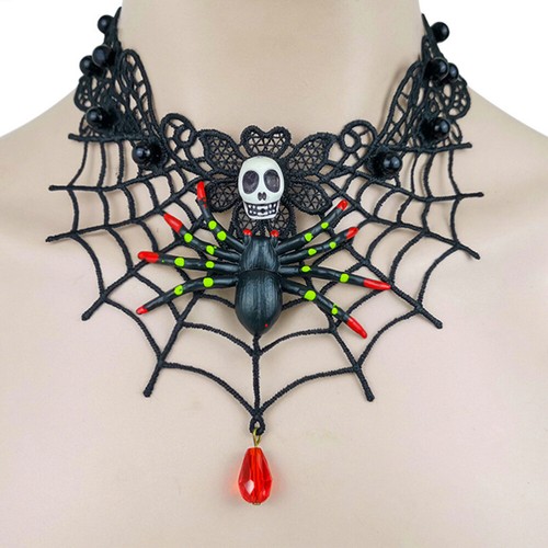 Halloween Jewelry Necklace Skeleton Pendant - Picture 11 of 12