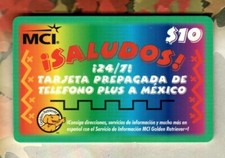 MCI Golden Retriever, Saludos ( 1999 ) Phone Card ( EXPIRED )