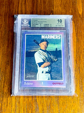 Ichiro 2019 Topps Heritage #THC-725⚾⚾⚾BGS 10 PRISTINE⚾⚾Chrome⚾⚾Purple Refractor*