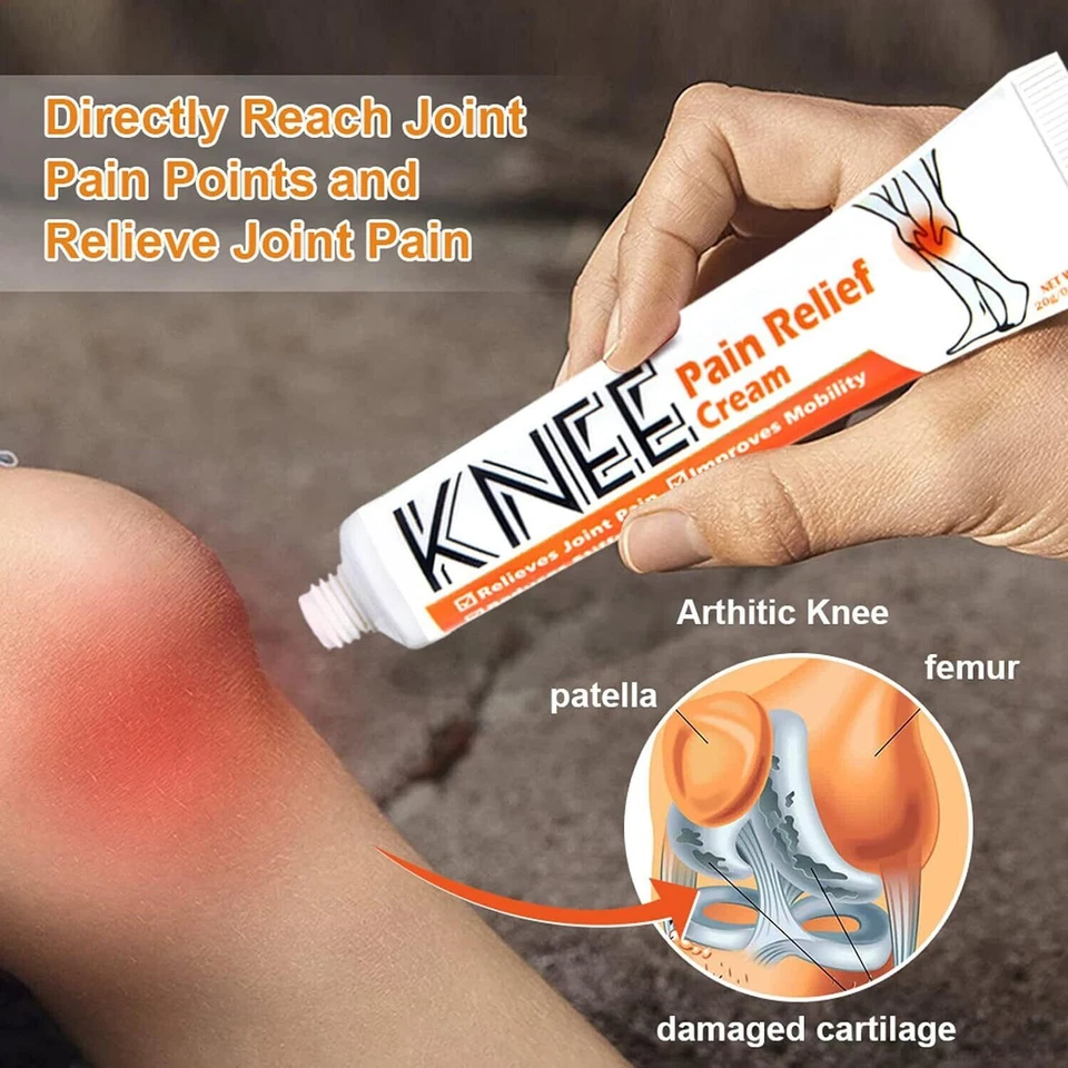 New 20ml Strong Knee Pain Relief Cream, Arthritis Joint Pain Relief UK SELLER