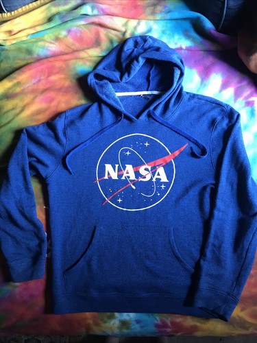 NASA Blue Pullover Hoodie. Large. | eBay