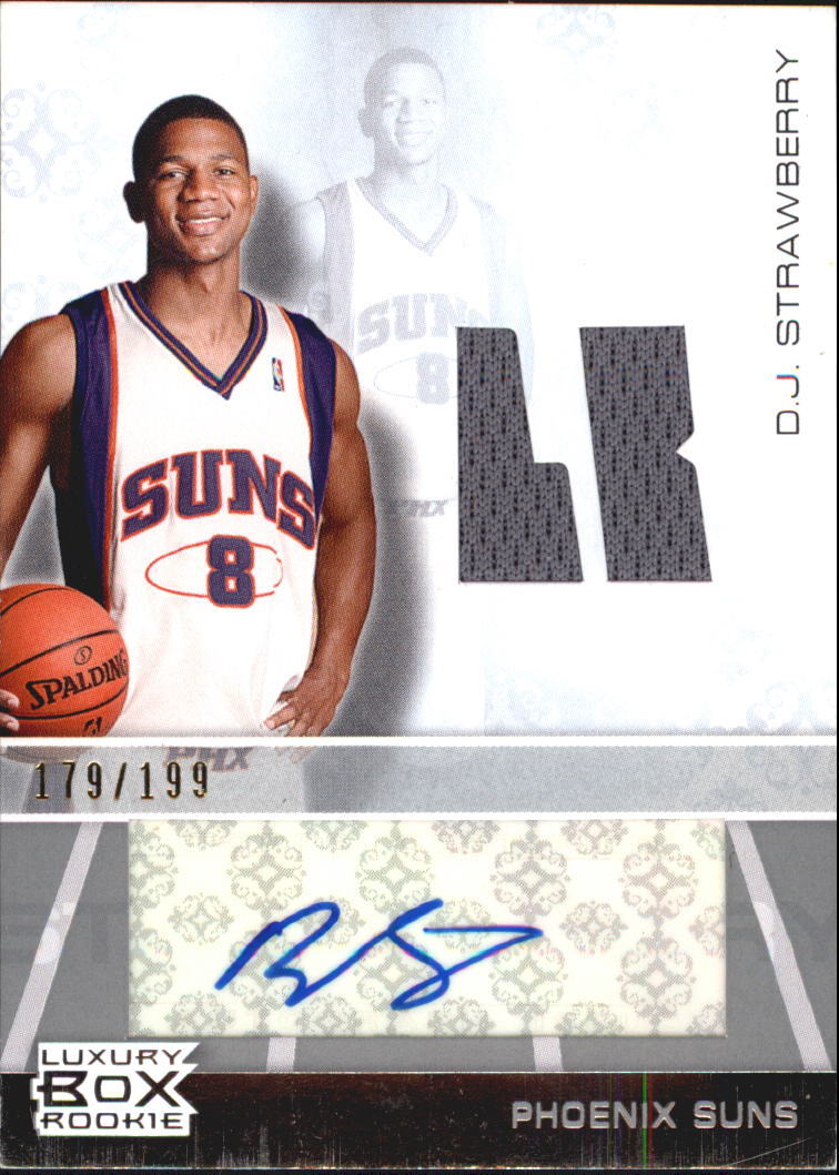 2007-08 Topps Luxury Box Rookie Relics Autographs D.J. Strawberry