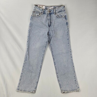 Garage Denim Vintage Straight Kaia Blue Jean Droite Sz 01/25 Light Washed NWT