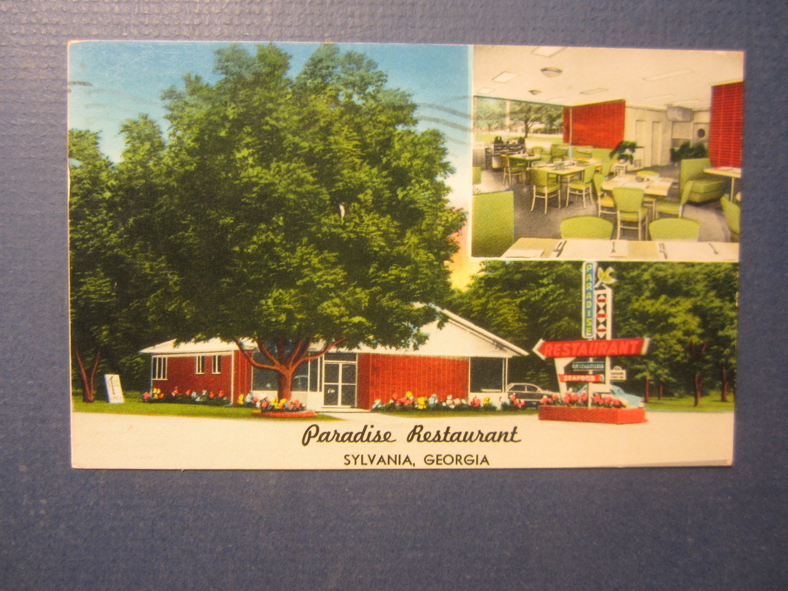 Old Vintage 1961 PARADISE Restaurant Postcard SYLVANIA eBay