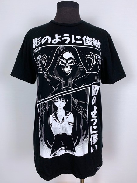 Killstar Womens Goth Anime Band Style T-Shirt Shirt Tee Size M