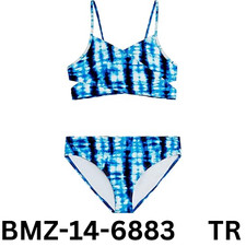 Kanu Surf Girls' Coral Reef Beach Sport Wrap Around Bikini 2-Piece Swimsuit, 12