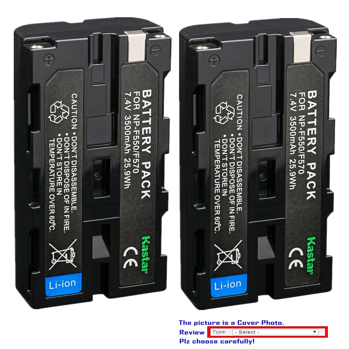 Kastar Battery Replacement for Blackmagic Design Pocket Cinema Camera 6K Pro