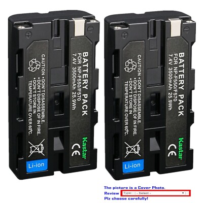 Kastar Battery Replacement for Blackmagic Design Pocket Cinema Camera 6K Pro