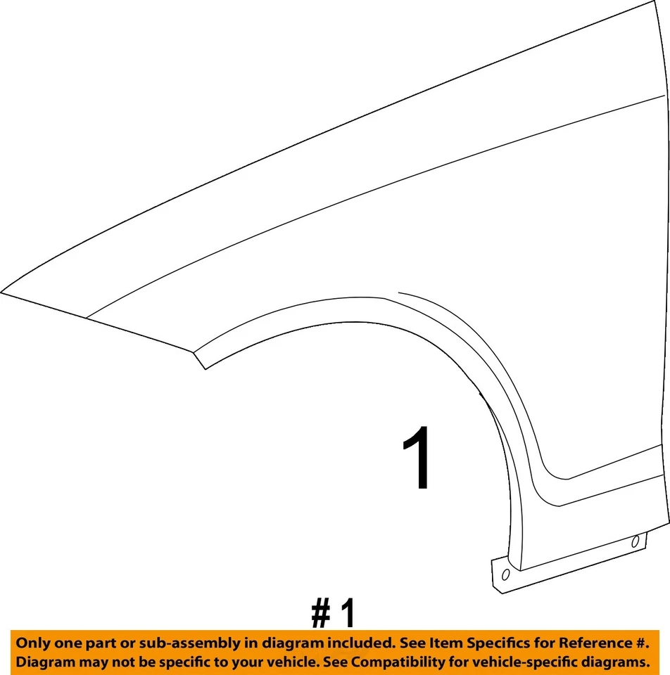 2012 2017 Mercedes CLS550 OEM passageiro direito Fender 963 cinza índio - Imagem 4 de 4