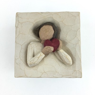 Willow Tree Keepsake Trinket Box From The Heart Love Heartfelt True Demdaco 
