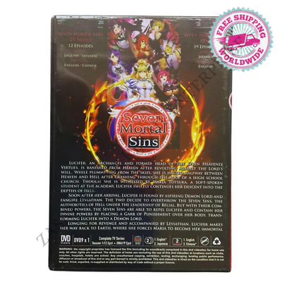 Seven Mortal Sins (Uncensored) Japanese Anime DVD DUBBED SUBTITLED