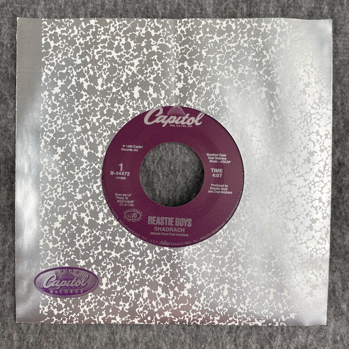 BEASTIE BOYS Shadrach / And What You Give Is What You Get 45