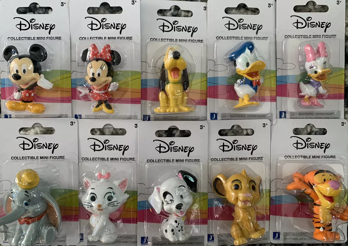 Complete Set 10 Disney Collectible Mini Figures-Mickey, Mini, FREE SHIPPING  LOOK