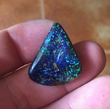 Azurite Malachite Gemstone Cab or Bead Mined  Made in the USA 