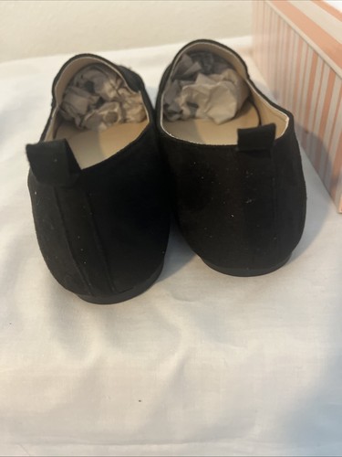 Wild Diva Lounge Loafers Womens Slip On 8 Black V Suede New In Box Business - Picture 10 of 11