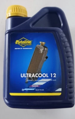 1 litre Liquide de refroidissement PUTOLINE Ultracool 12 moto scooter motocross - Photo 1/3