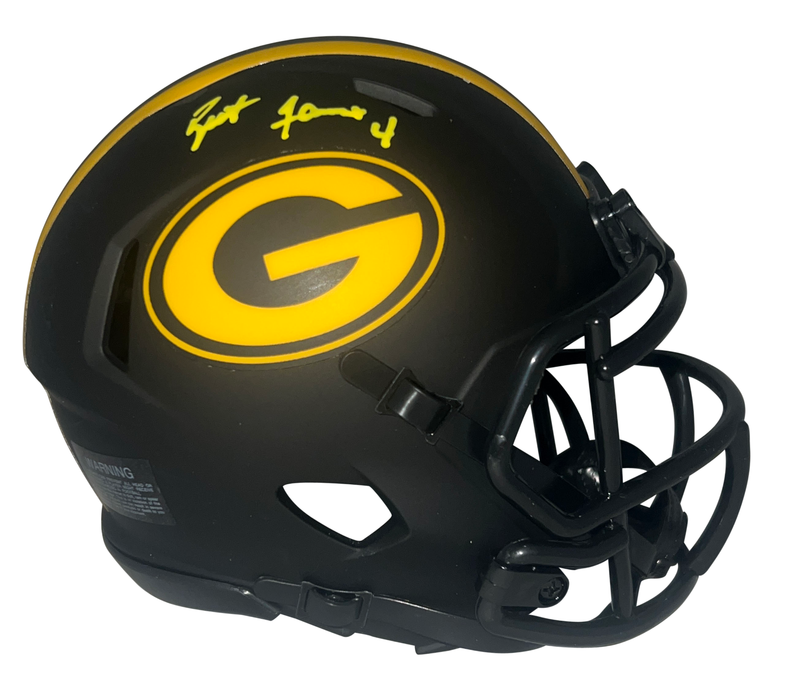 Brett Favre Autographed Signed Green Bay Packers ECLIPSE SPEED MINI HELMET BECKETT 