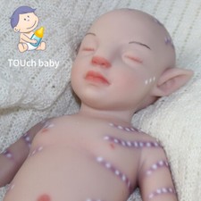 18" Real Life Avatar Reborn Baby Dolls Girl Silicone Newborn Doll Handmade Gift