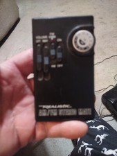 Realistic AM-FM Stereo Mate 12-123 Pocket Transistor Radio Vintage Working 3band