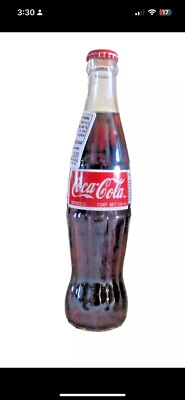 FRESH Mexican Coca- Cola Soda Glass Bottle 355 ml w/ Real Cane Sugar Mexico COKE