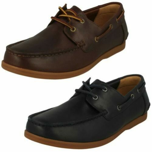 Scarpa Clarks Un Brawley Pace Uomo – Colore Mogano, Nuova In Scatola, Spedizione Gratuita