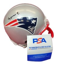 TYQUAN THORNTON Autographed AUTO SIGNED NE Patriots Signed Mini Helmet PSA