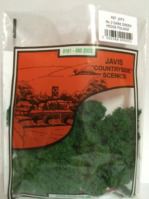 Javis Hedge Foliage Dark Green Model Railway or Wargames (JHF3)