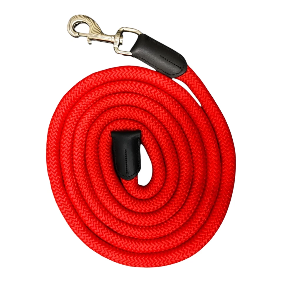 Horse Lead Ropes -Many Colors- 9 Foot Strong Poly Brass Snap- Made in USA - Image 4 of 4