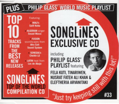 CD, Comp, Promo Philip Glass - Songlines: Top Of The World 33