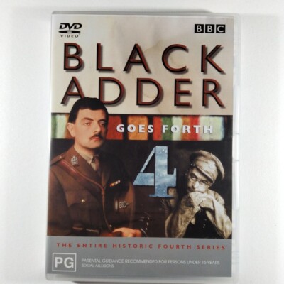 Black Adder Goes Forth - Series Four BBC DVD Region 4 PAL Rowan Atkinson