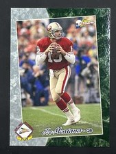 1993 Pacific Plus Football Joe Montana 49ers Base Card 412