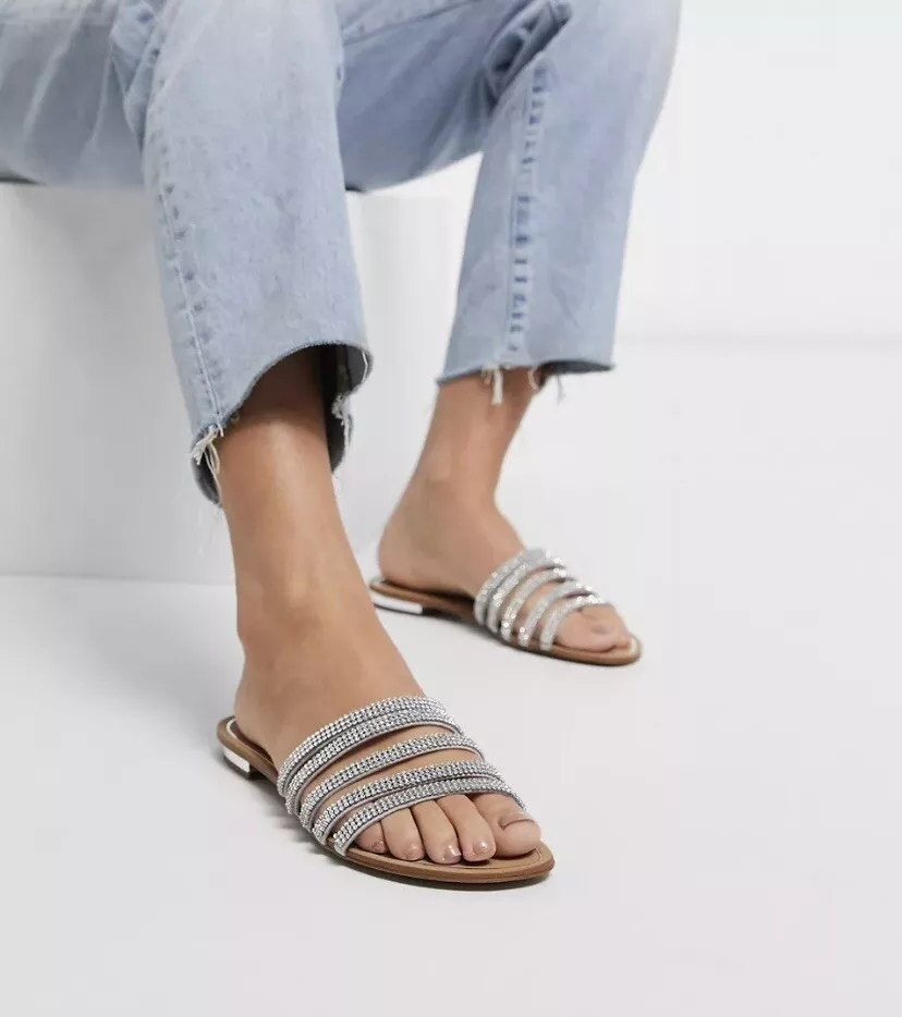 Aldo droelian 2025 rhinestone slides