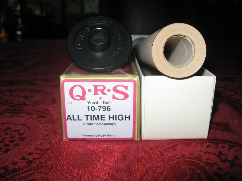 All Time High (from "Octopussy") - QRS Player Piano Roll #10-796: Hear It Play!