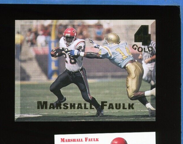 1994 Classic Four Sport Gold 52 Marshall Faulk  Rookie Rc  Colts Rams