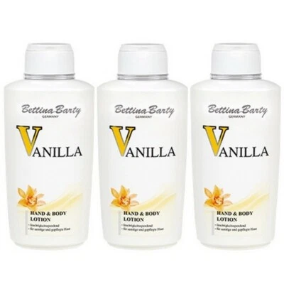 Bettina Barty Vanilla Hand & Body Lotion 3 x 500 ml