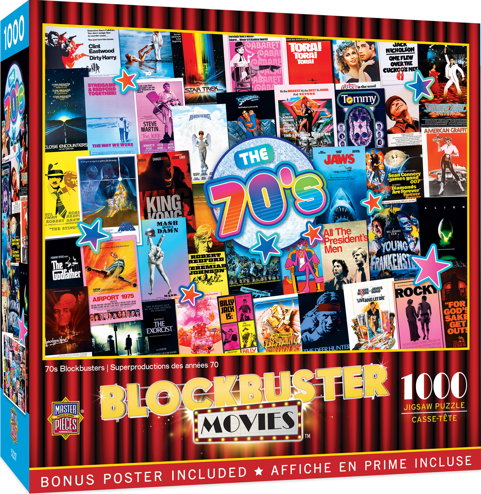 Blockbuster Movies - 70's Blockbusters 1000 Piece Puzzle