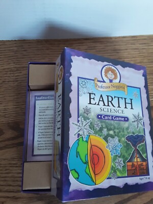 Professor Noggins Earth Science Card Game NEW