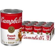 Campbell's Condensed French Onion Soup 10.5 oz Pack of 12 Cans