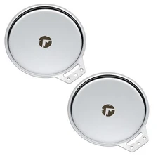 CAMPINGMOON 304 Stainless Steel Plate Lid for Sierra Cup φ12cm S-SG 2pcs Set