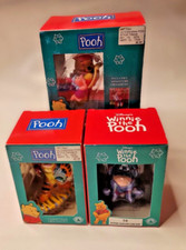 Vintage Disney Winnie The Pooh, Eeyore, Tigger Christmas Ornaments Set
