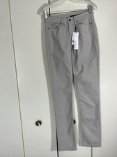 Calvin Klein Women's Ultimate Skinny Corduroy Pants Size 27/4 Color Beige
