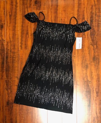 black shimmer bodycon dress Hit Different Faux Leather Mini Dress Black