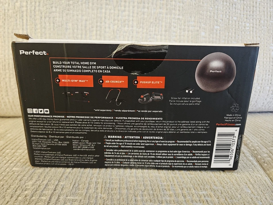 Mini Ejercicio Inflable Yoga Pelota Se Infla a 8" Nuevo Foto 2 de 2