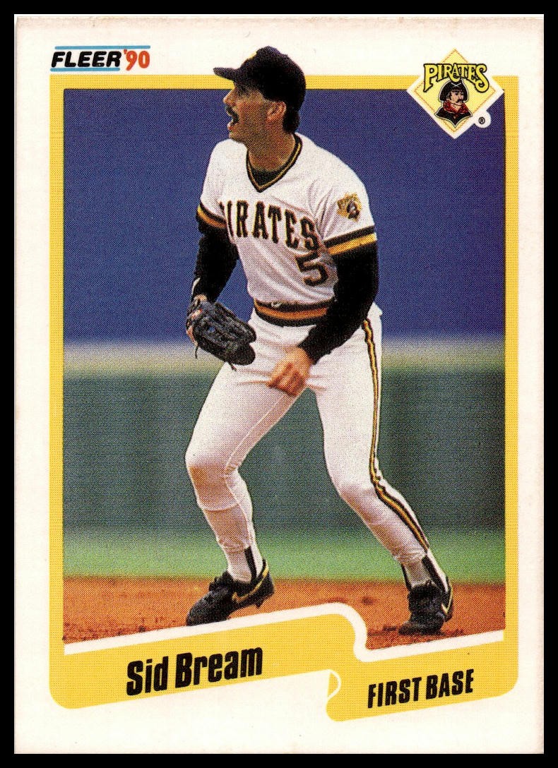 1990 Fleer #463b Sid Bream