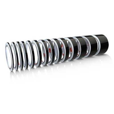 Zierstreifen Auto Motorrad 3-50mm Schwarz glz Dekorstreifen Seitenstreifen 10m