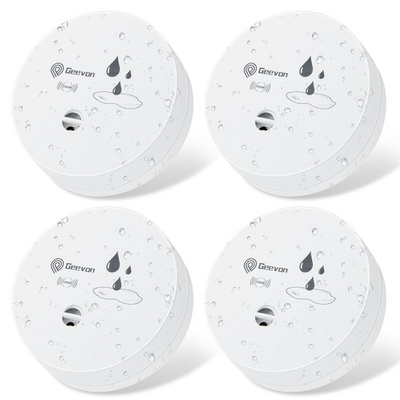 #ad 4 Pack Water Leak Detectors 100dB Water Sensor Alarms Flood Detector for Bas... $41.91