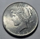 1922-P PEACE Liberty $1 Dollar 90% Silver Coin ~ High Grade BUnc ~Die Crack VAM?