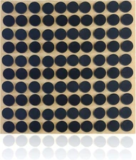 100Pcs Felt Cabinet Door Bumpers Pads Quiet round Rubber Feet Non Slip Silicone