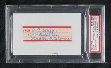 PSA/DNA Authenticated Amos Alonzo Stagg Certified Authentic Auto Auto 4f5