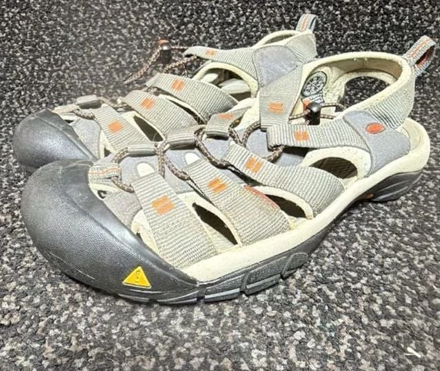 KEEN Men\'s Newport H2 Closed-Toe Hiking Sandal Magnet Gray 8.5 KEEN Newport H2 Closed Toe Water Sandals Magnet/Nasturtium  main image 4